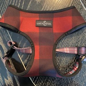 Lucy & Co Holly Jolly reversible dog harness XL